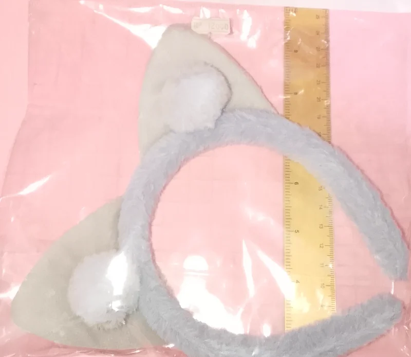 Bando Kuping Kucing Bulu Polos