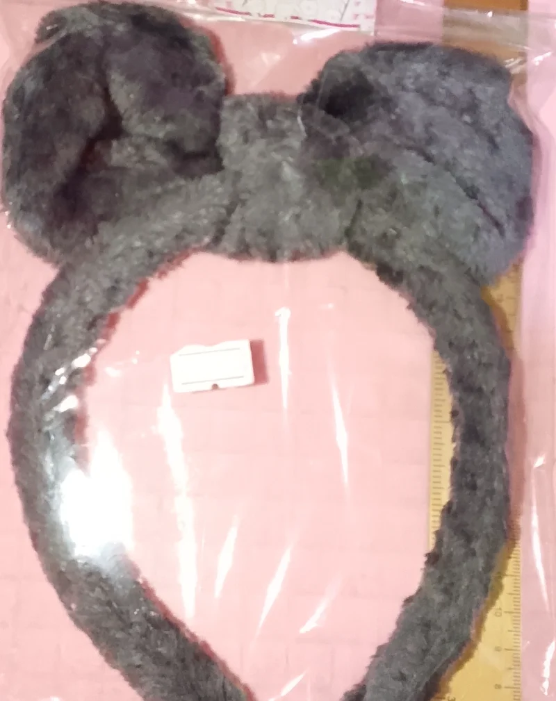 Bando Pita Besar Bulu Polos