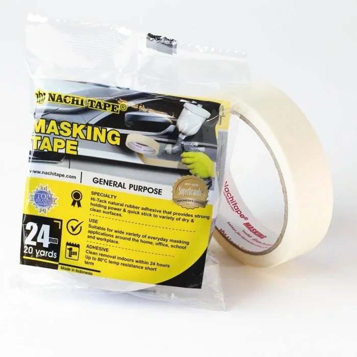NACHI TAPE MASKING TAPE | LAKBAN KERTAS | SELOTIP KERTAS 24mm
